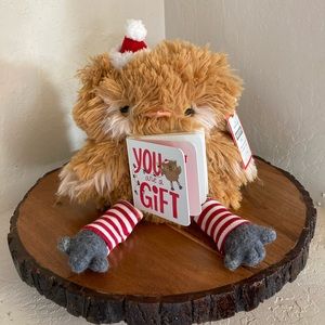 🎄Hallamark Mop Tops Owl with Removable Board Book🎄